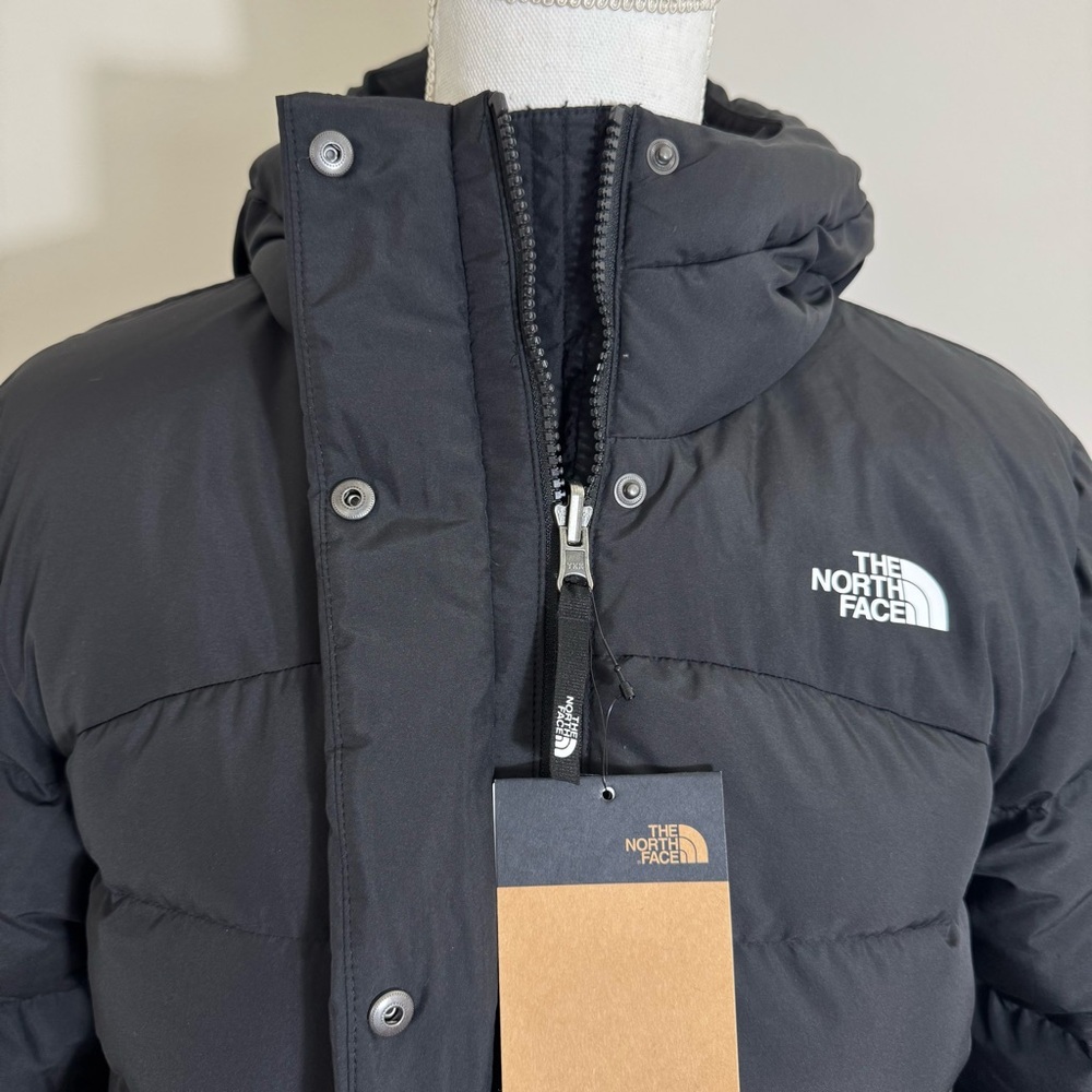 The North Face Women's Baltic Down Puffer Hoodie Coat TNF Black Sz S M L XL - Picture 8 of 12